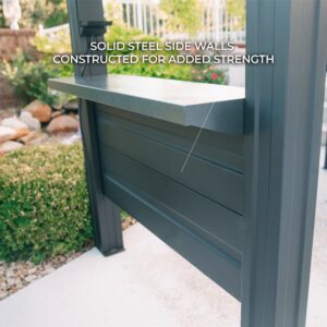 Rockport Grill Gazebo Steel Walls