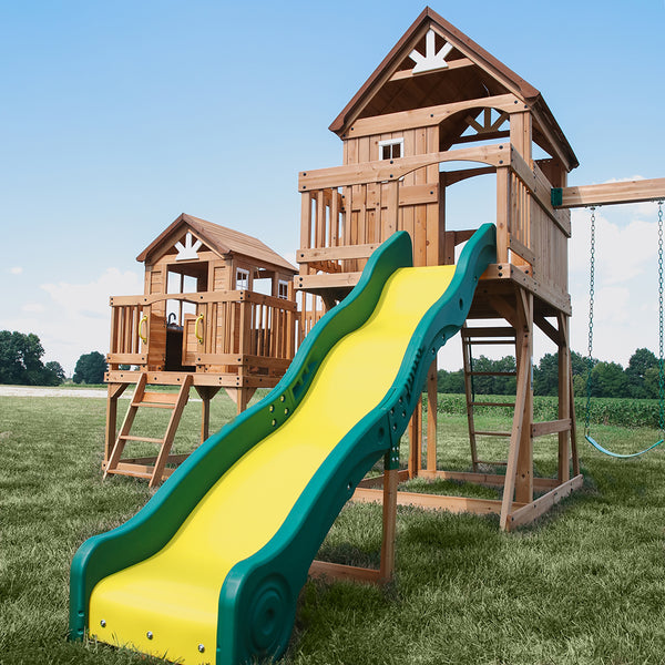 High Quality Design We work hard to make sure your swing set features design elements as stylish as they are strong.