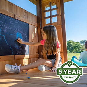 Warranty We’re so confident in the durability and longevity of our swing sets that we offer an industry-leading 5 Year Warranty on all models.