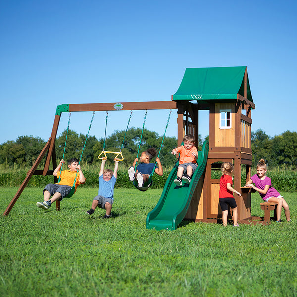 High Quality Design We work hard to make sure your swing set features design elements as stylish as they are strong.