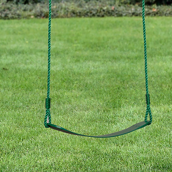 Our wooden swing sets offer a wide range of sizes, features, and styles that will turn any backyard into a playground.
