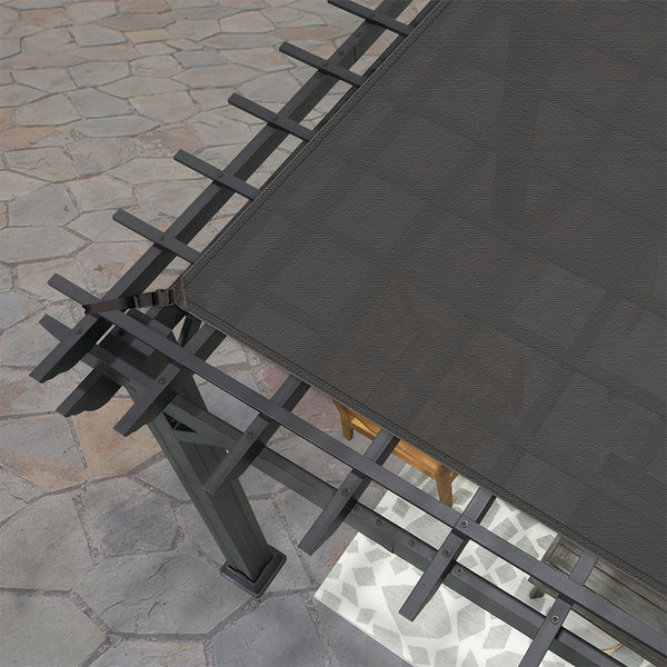 Solid Engineering The lifespan of a pergola comes down to the design and the materials used. That’s why we build heavy-duty cedar wood frames and galvanized steel hardware throughout.