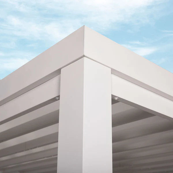 Strength is Style Sturdy posts, galvanized steel hardware, well-designed beams and rafters — it's all part of our commitment to ensure you have a beautiful pergola that can stand up to nearly anything.