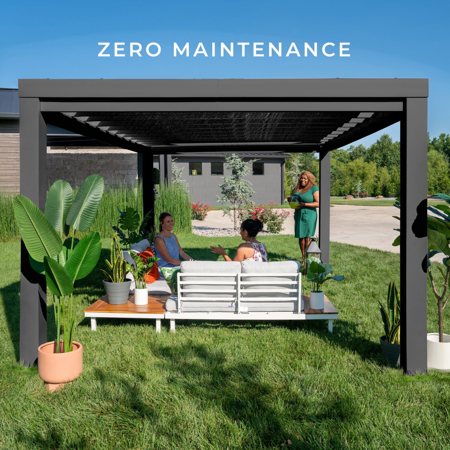 14 X 12 Trenton Zero Maintenance Pergola