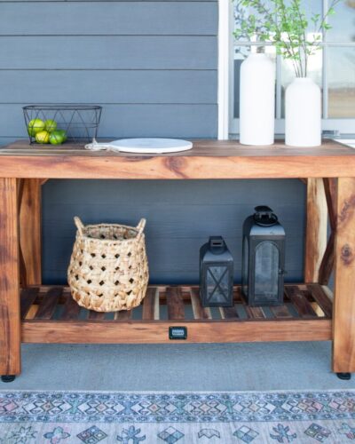 Acacia Console Table Outdoor