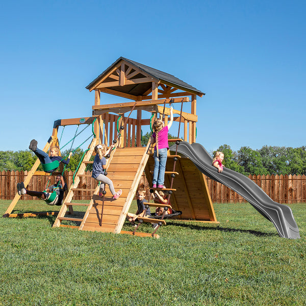High Quality Design We work hard to make sure your swing set features design elements as stylish as they are strong.