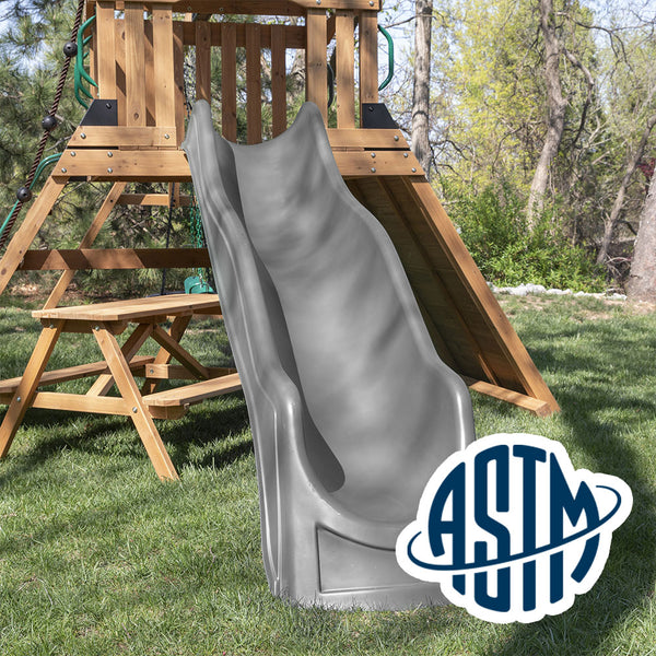 Safety Tested and Approved With performance testing for children up to 11 years old, our swing sets surpass industry benchmarks and meet or exceed ASTM safety standards for outdoor playground equipment.