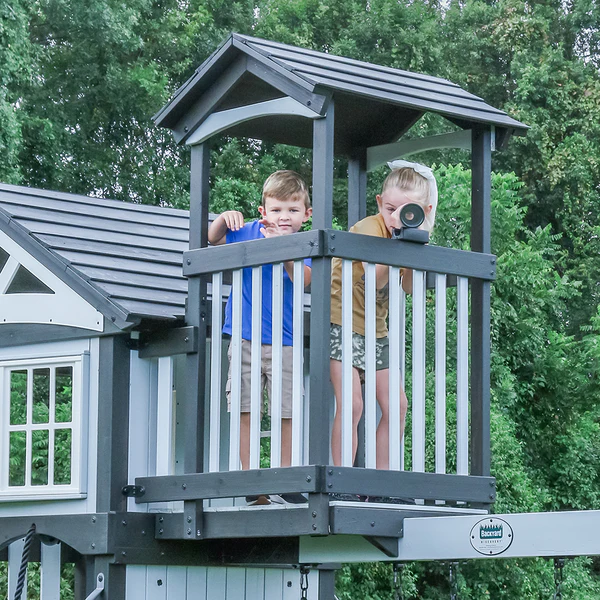 Rock climbing walls, slides, monkey bars, and other features Our wooden swing sets offer a wide range of sizes, features, and styles that will turn any backyard into a playground.