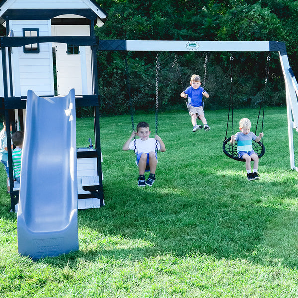 High Quality Design We work hard to make sure your swing set features design elements as stylish as they are strong.