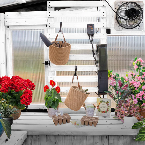Grow Organic Food Feed your family organic, healthy foods. The greenhouse gives you a jumpstart to growing seeds by extending the growing season.