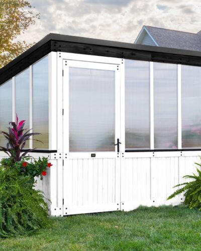 9x6 Willow Greenhouse White