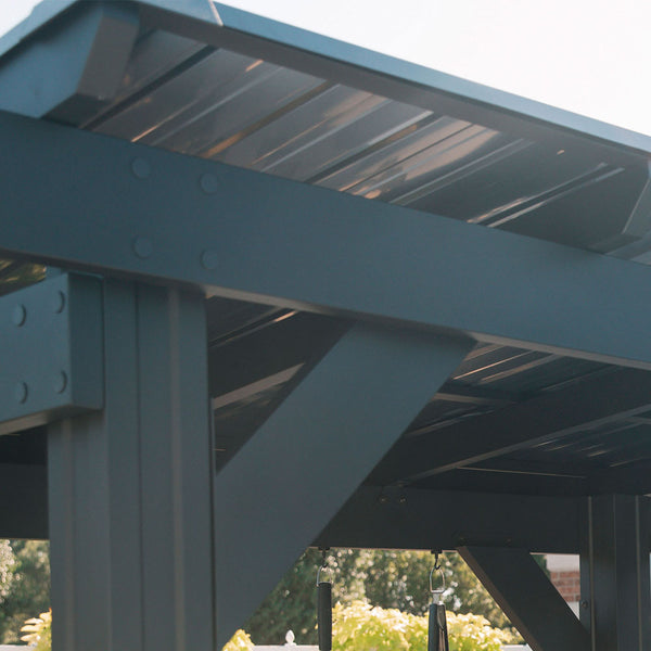 Strength is Style Sturdy cedar posts, galvanized steel hardware, corrosion-resistant steel roofs — it’s all part of our commitment to ensure you have a beautiful gazebo that can stand up to anything.