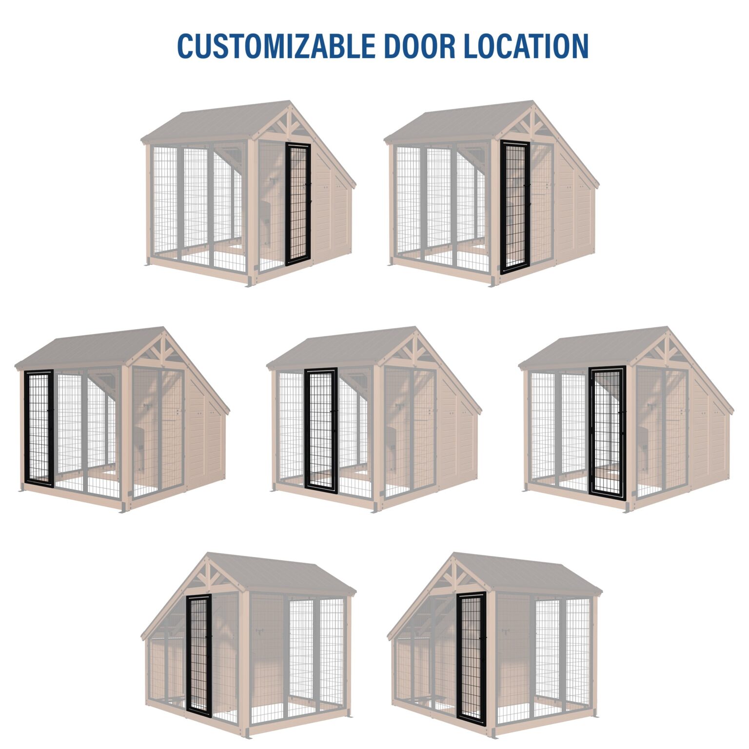 customizable door location