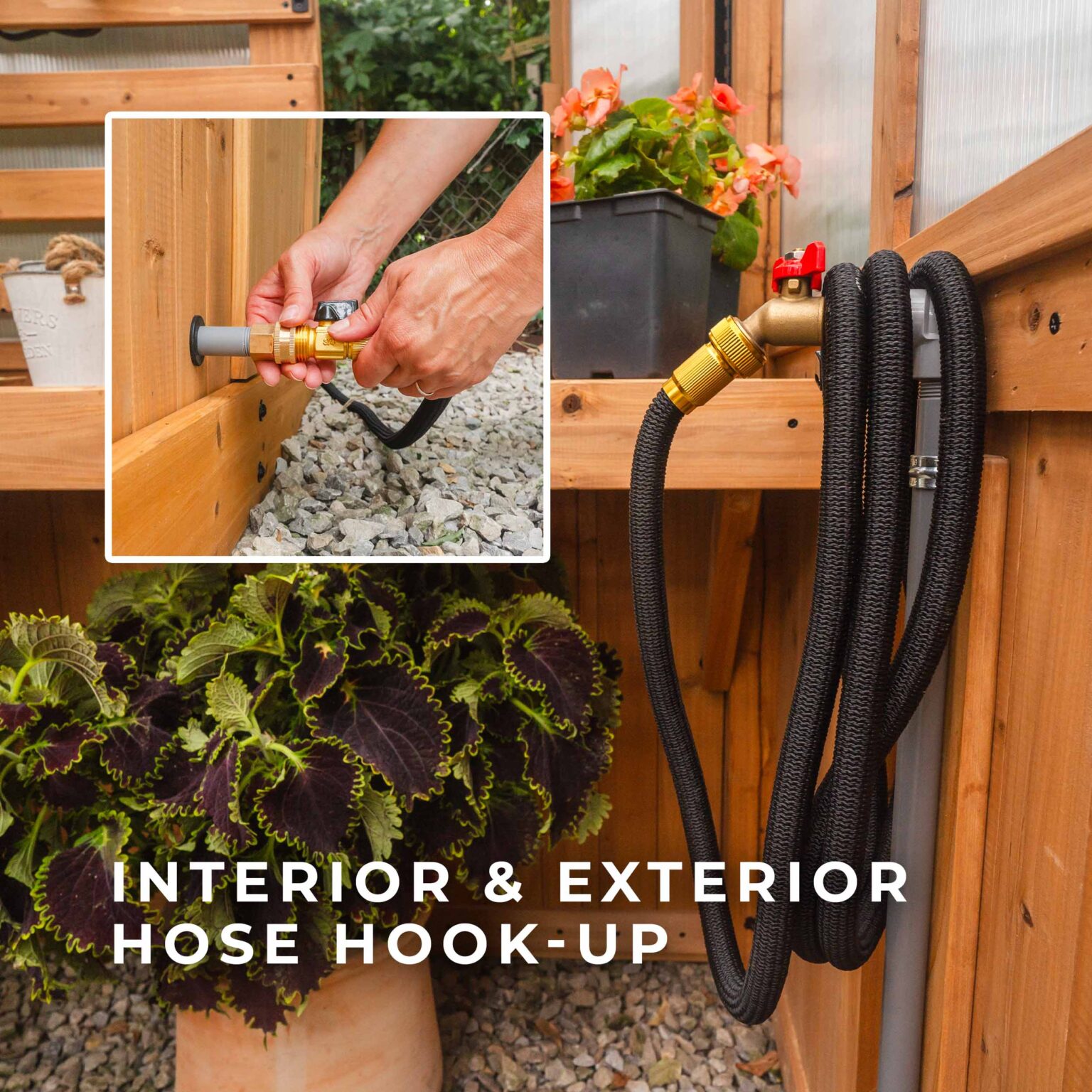 9x6 Bellerose Greenhouse Hose Hook-Up