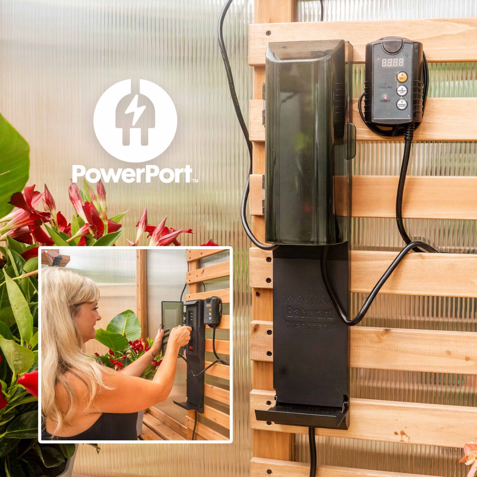 9x6 Bellerose Greenhouse PowerPort