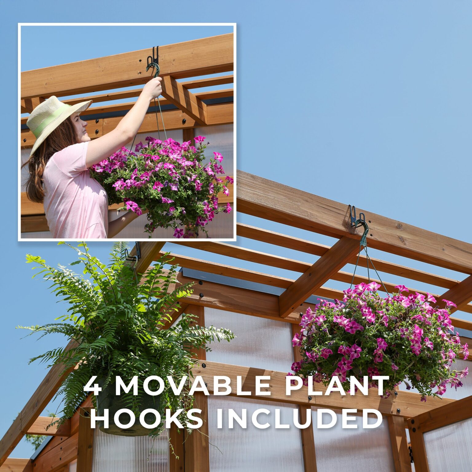 11x7 Poppy Movable Plant Hooks