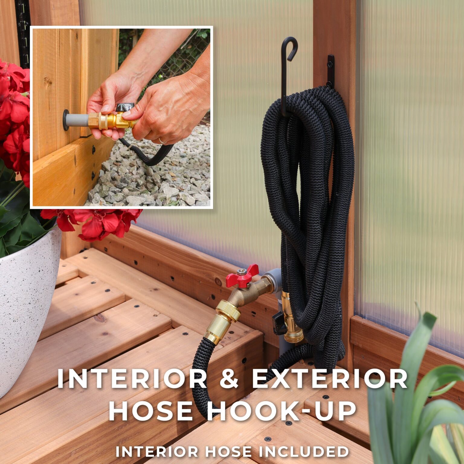 11x7  Poppy Hose Hook-up
