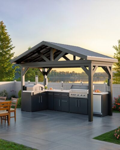 Lancaster L-Shape Outdoor Kitchen