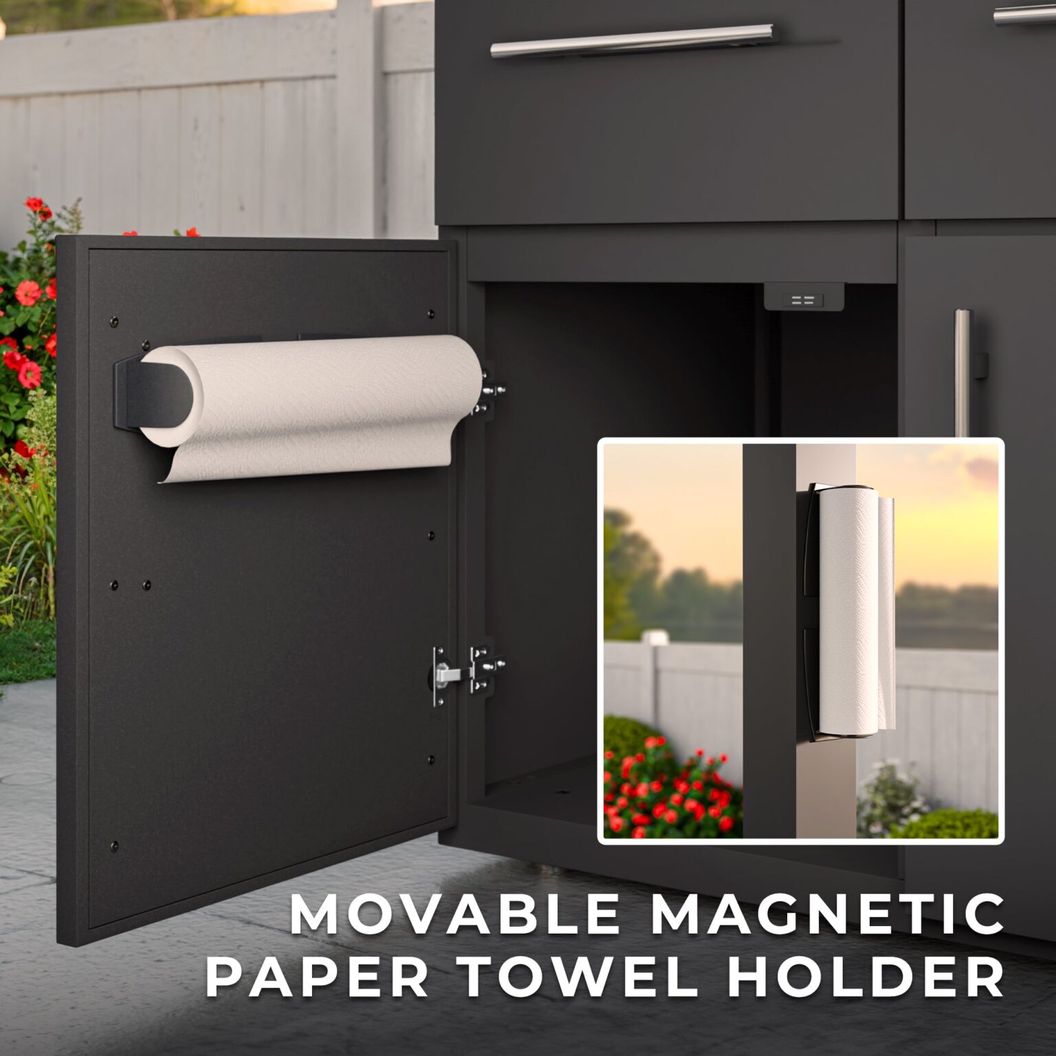 Lancaster Linear Outdoor Kitchen Paper towel Holder