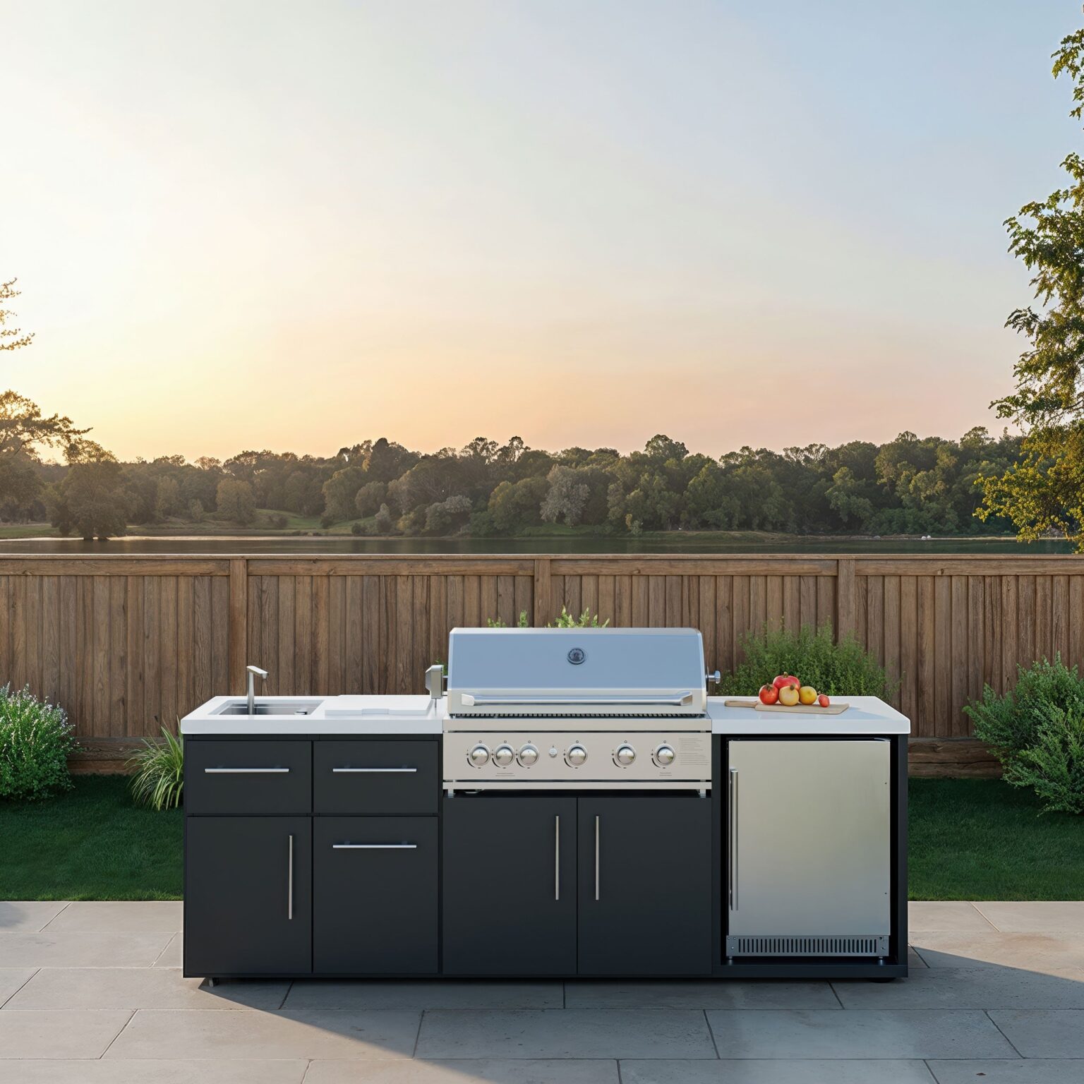 Emory 9foot Galvanized Steel Kitchen