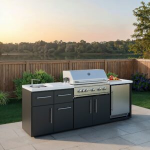 Emory 9foot Galvanized Steel Kitchen