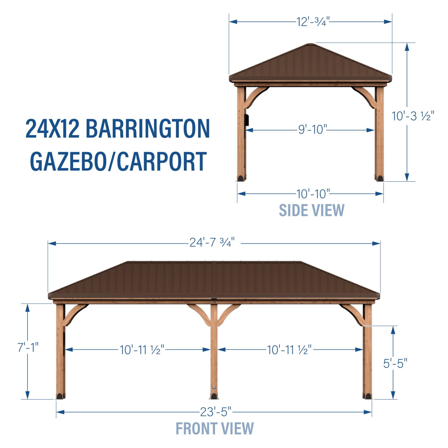 24x12 Barrington Imperial Dimensions