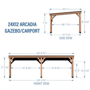 24x12 Arcadia Imperial Dimensions