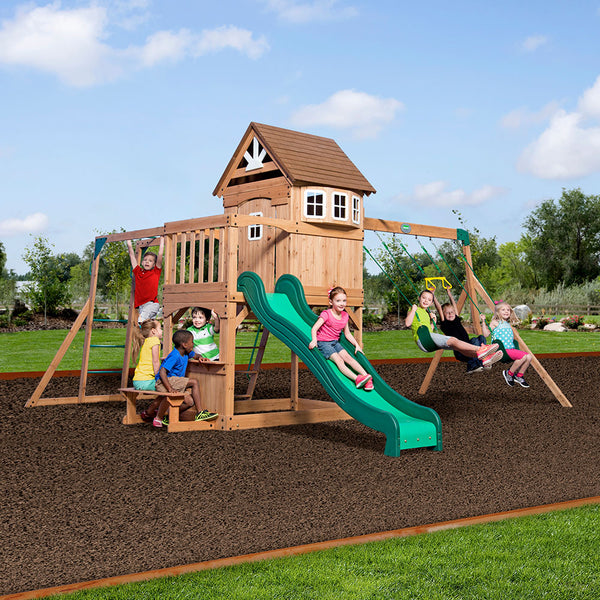 High Quality Design We work hard to make sure your swing set features design elements as stylish as they are strong.