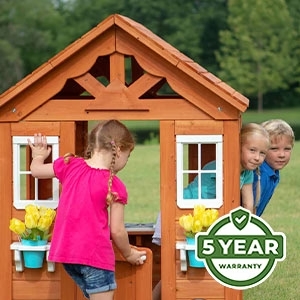 Warranty We’re so confident in the durability and longevity of our playhouses that we offer an industry-leading 5 Year Warranty.