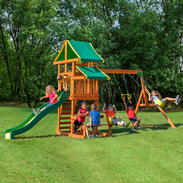 High Quality Design We work hard to make sure your swing set features design elements as stylish as they are strong.