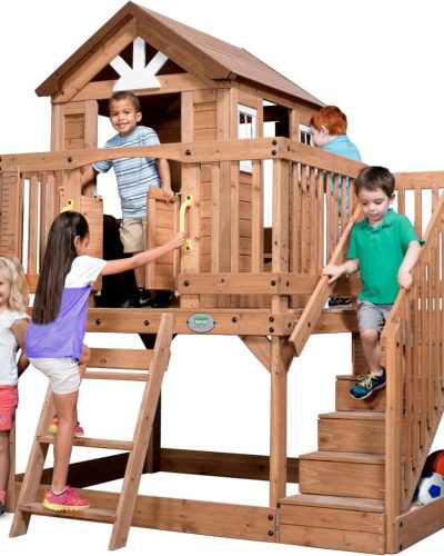 Scenic Heights Wooden Playhouse