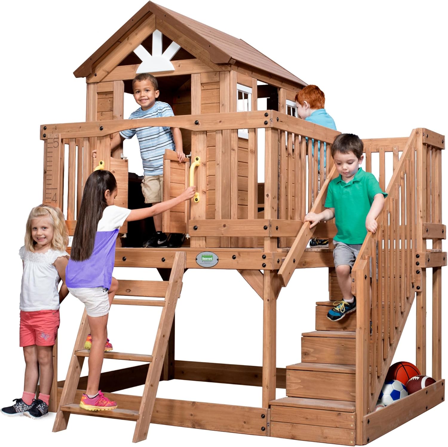 Scenic Heights Wooden Playhouse