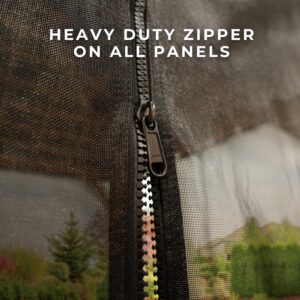 Arlington Gazebo Mosquito Netting Heavy Duty Zipper