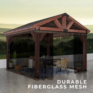 Arlington Gazebo Mosquito Netting Fiberglass Mesh