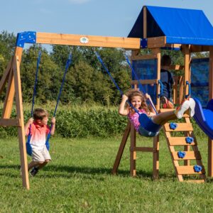 Aurora Wooden Swing Set