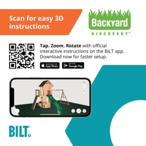 Woodland Swing Set BILT App - easy assembly