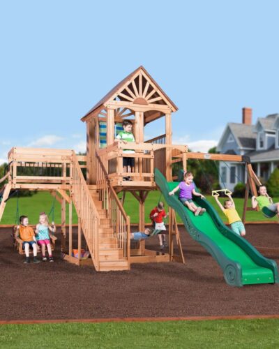 Backyard Discovery Playsets - Caribbean Wooden Swing Set