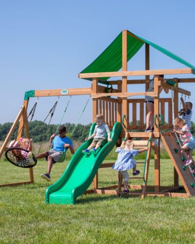 Grayson Peak Wooden Swing Set