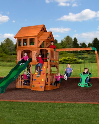 Backyard Discovery Playsets - Liberty II Wooden Swing Set