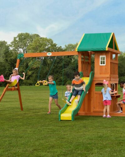 Backyard Discovery Playsets - Oakmont Wooden Swing Set