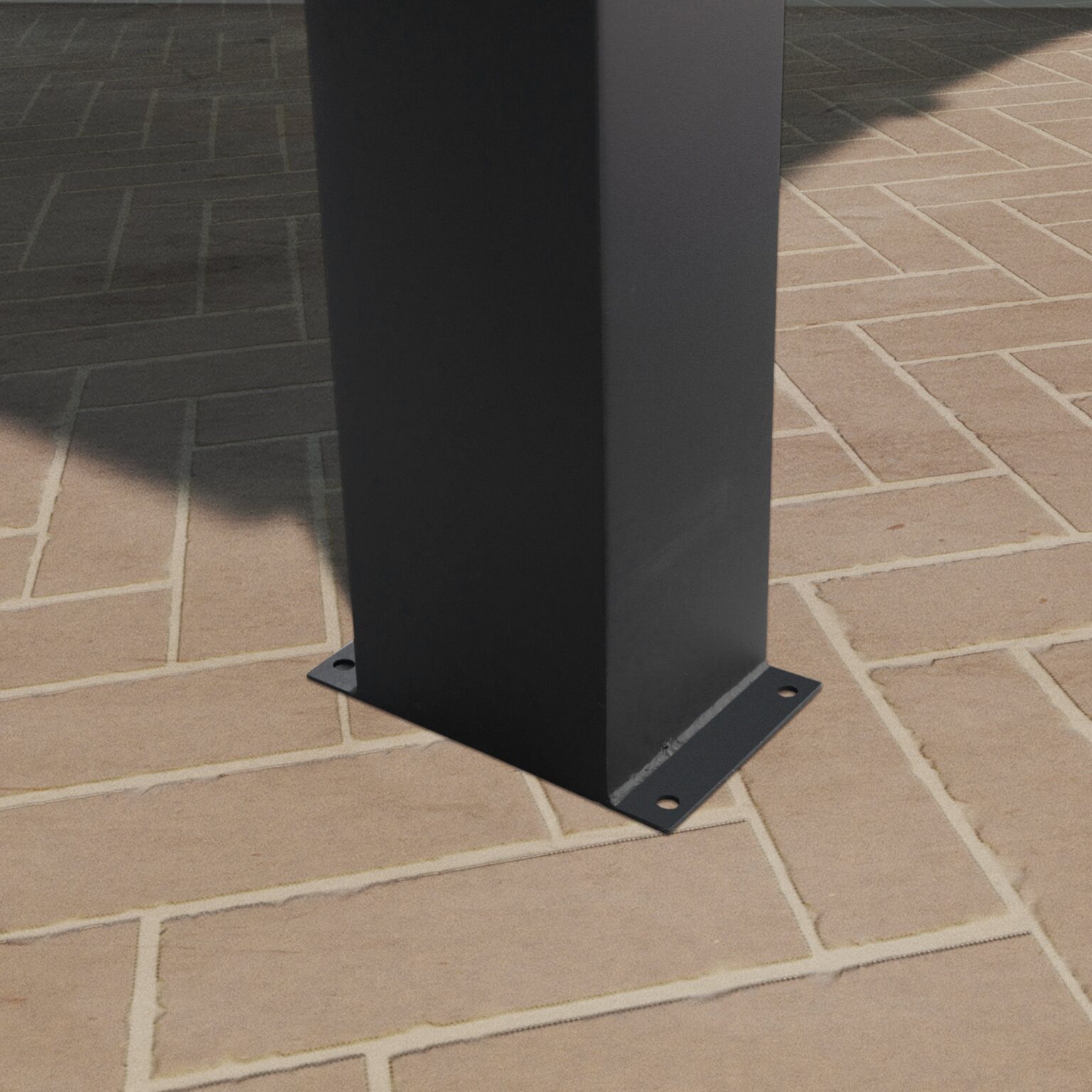Stonebridge Gazebo Foot anchored to ground