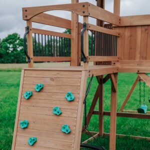 Sterling Point Swing Set Rock Wall