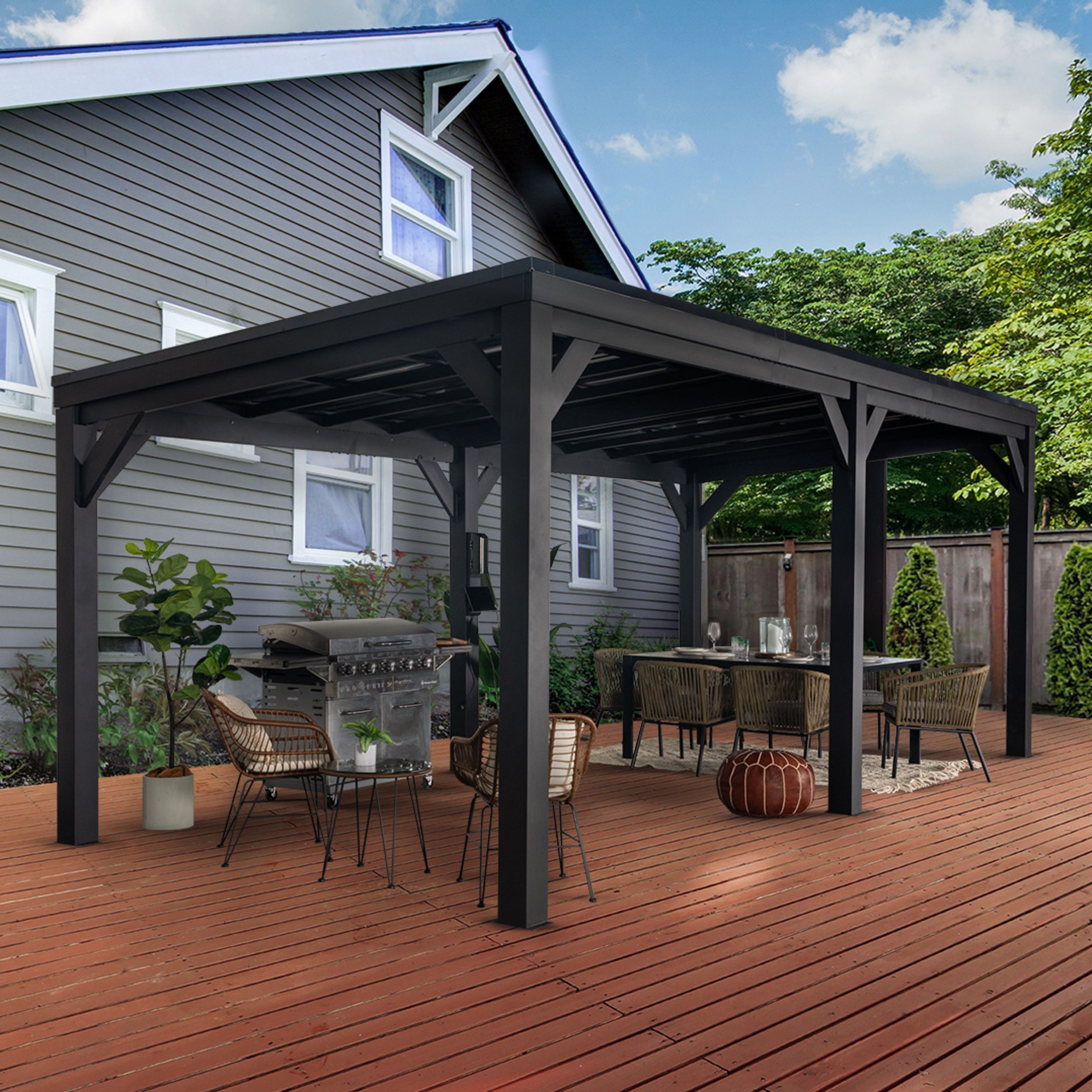 20x9.5 Stonebridge Gazebo - Backyard Discovery