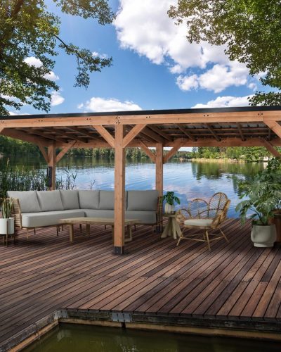 20x9.5 Arcadia Gazebo - Backyard Discovery