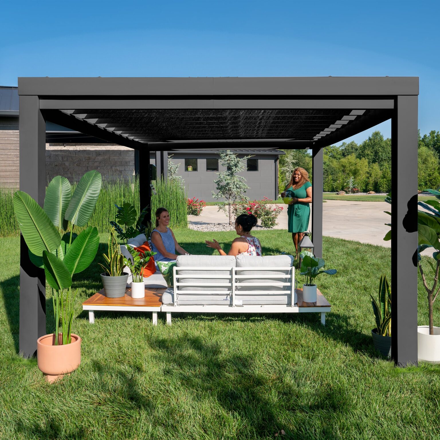 14x10 Trenton Steel Pergola