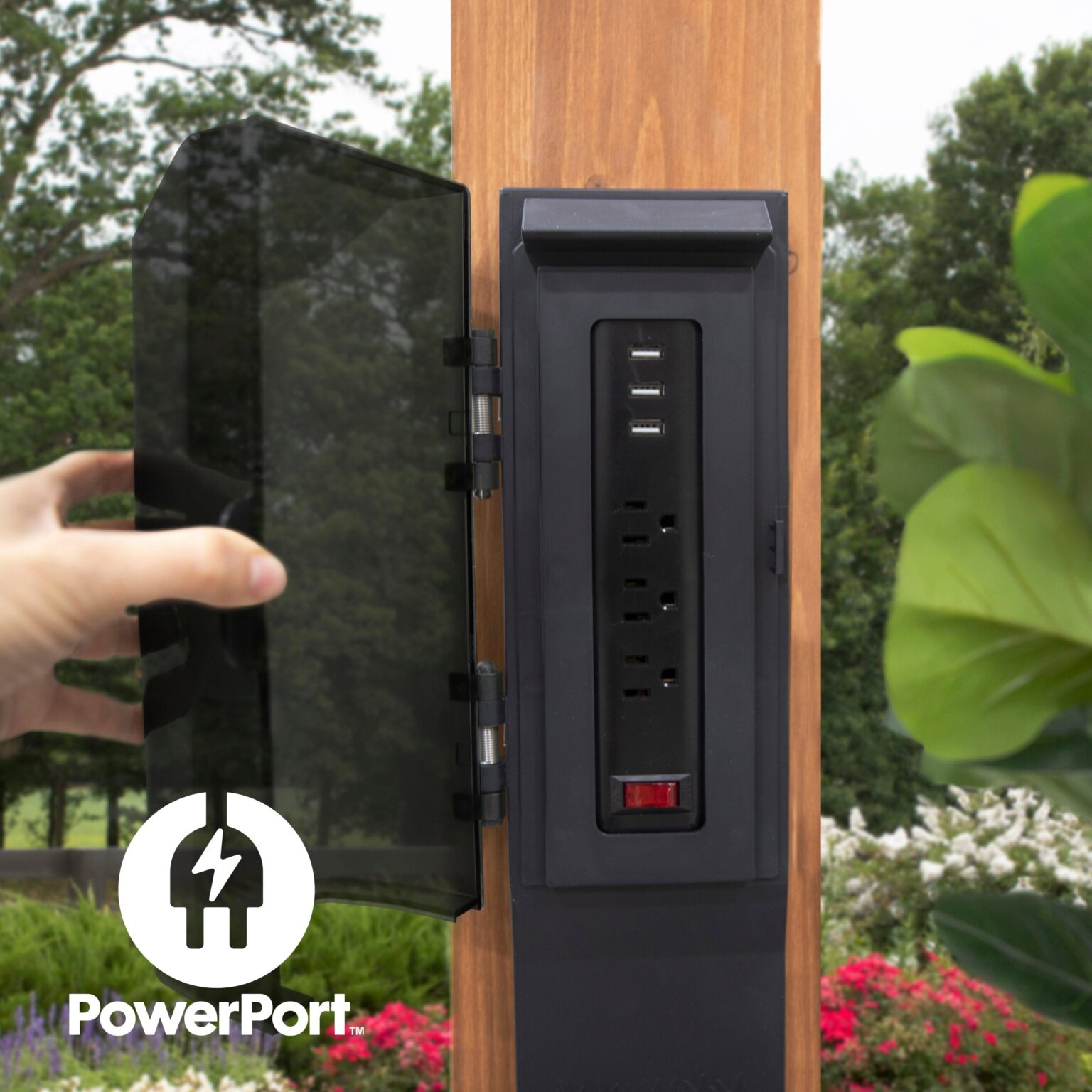 16x12 Beaumont Pergola PowerPort
