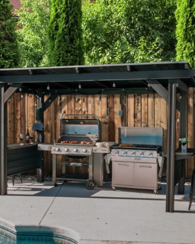 Rockport XL Steel Grill Gazebo