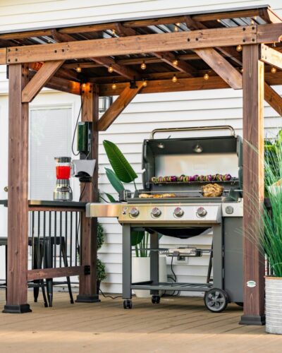 Saxony Grill Gazebo - Backyard Discovery