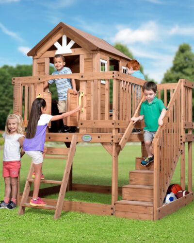 Scenic Heights Wooden Playhouse