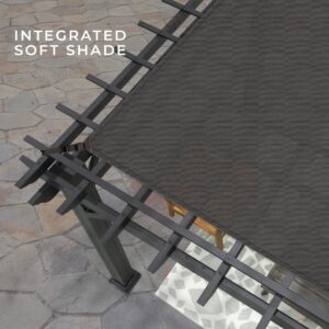 Stratfort Steel Pergola Sail Shade Soft Canopy